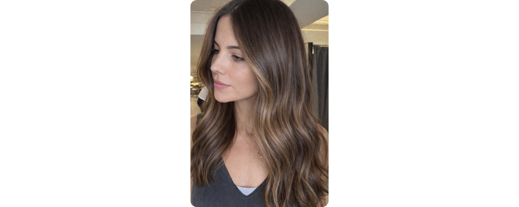 Mechas melting con transición suave de color